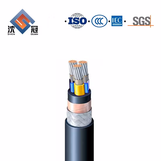 Shenguan Fire Resistant Flame Retardant Aluminum Alloy VFD Power Cable 3 Kv Shd