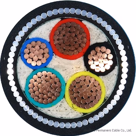 Electrical Electric Low Voltage Multicore Copper Conductor XLPE/PVC Insulated Armoured Power Cable and Cord Wire